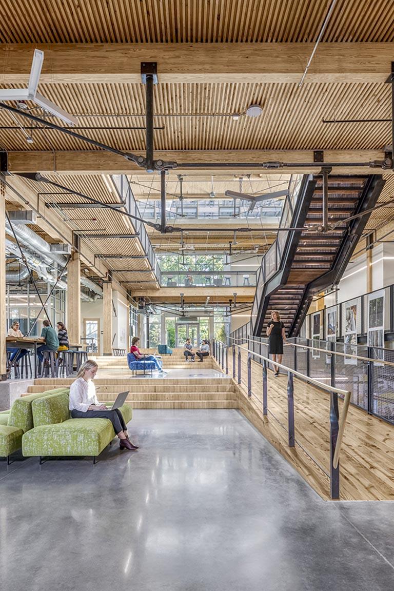 The Kendeda Building for Innovative Sustainable Design interior